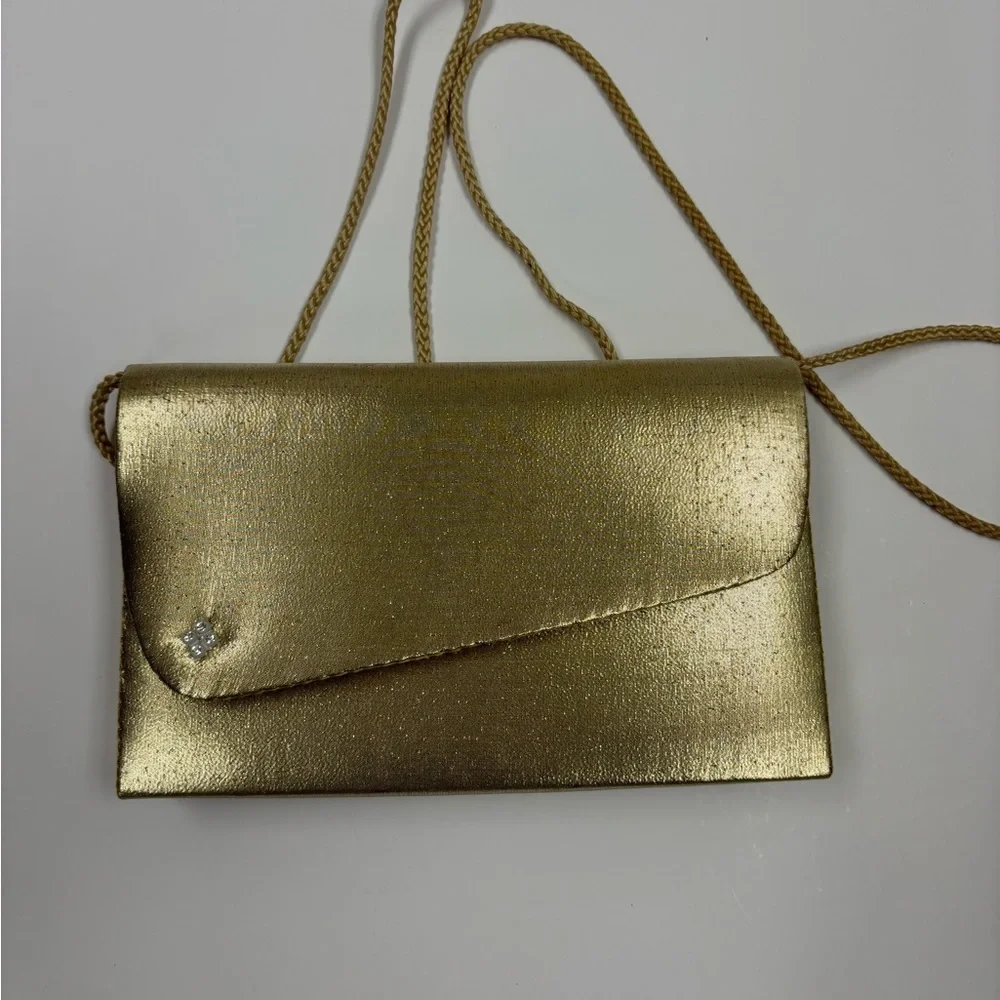 Vintage gold crossbody bag by La Regale sku 3001 - Picture 2 of 7
